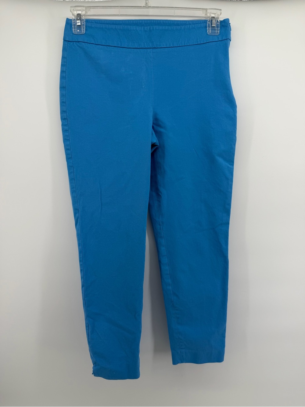 Talbots Bright Blue Ankle-Length Stretch Pants